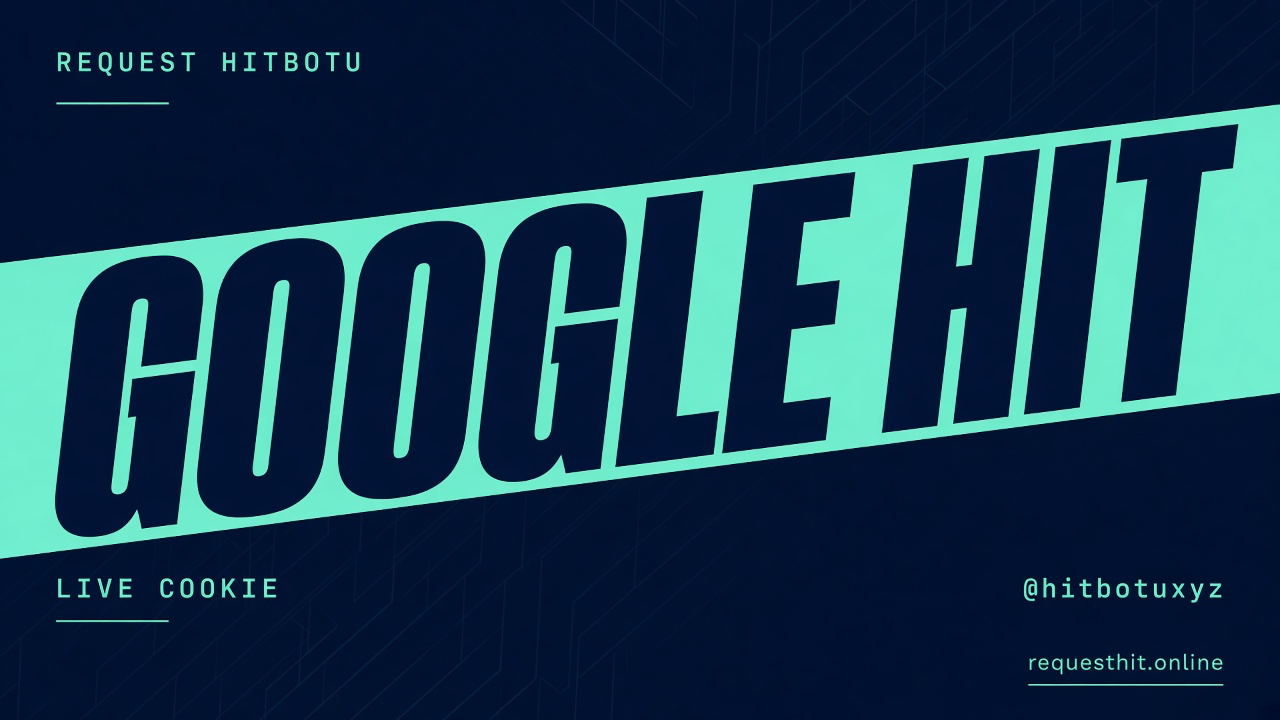 Request Hitbotu afişi 5 — Hit botu burada. SERP senin, live cookie, Google hit, @hitbotuxyz. requesthit.online